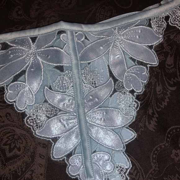 Victoria's Secret Light Blue Lace Lingerie Set - Picture 6 of 13